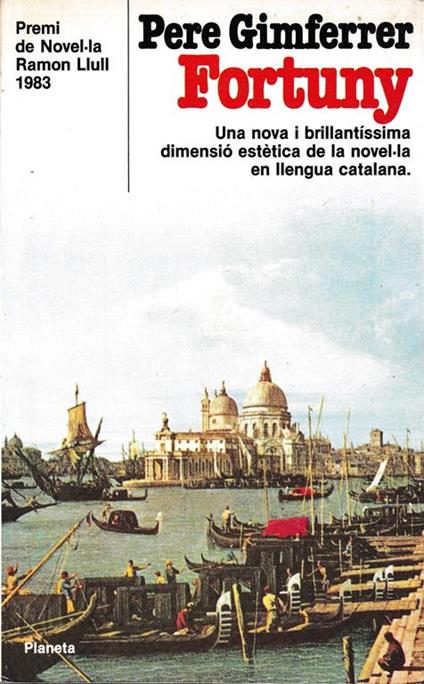 Fortuny (catalano) - Pere Gimferrer - copertina