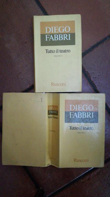 Tutto il teatro - Diego Fabbri - copertina