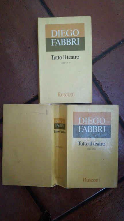 Tutto il teatro - Diego Fabbri - copertina