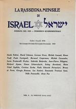 La rassegna mensile di Israel, vol. n. 9-10-11-12, Sett.-Ott.-Nov.- Dic. 1984 (terza serie)