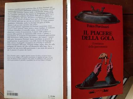 Il piacere della gola - Folco Portinari - copertina