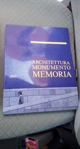 architettura monumentale memoria - copertina