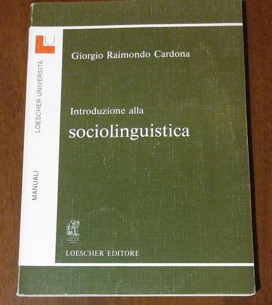 Introduzione alla sociolinguistica - copertina