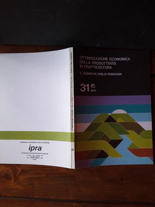 Ottimizzazione economica della produttività in frutticologia - copertina