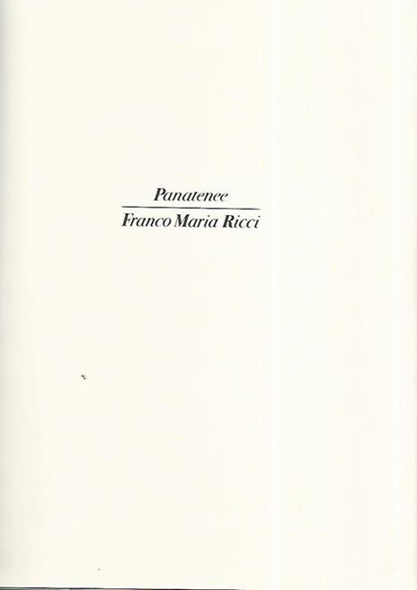 Panatenee - copertina