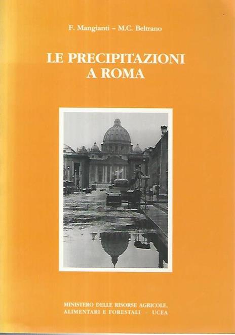 Le precipitazioni a Roma - F. Mangianti - copertina