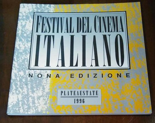 Festival Del Cinema Italiano Nona Edizione - copertina