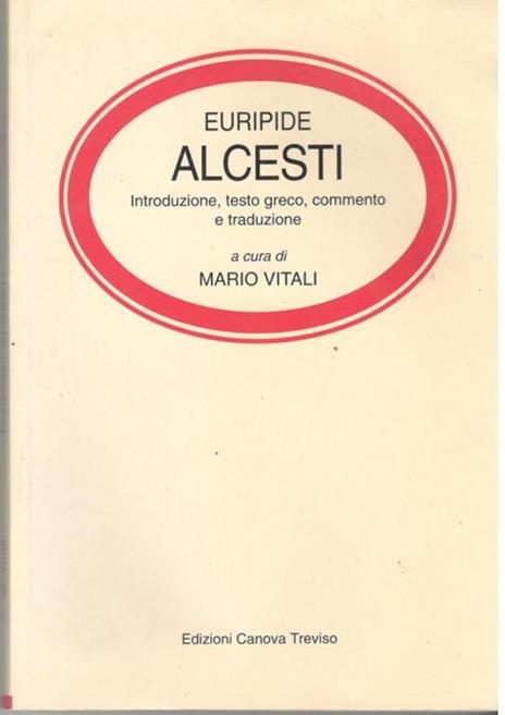 Alcesti - Euripide - copertina