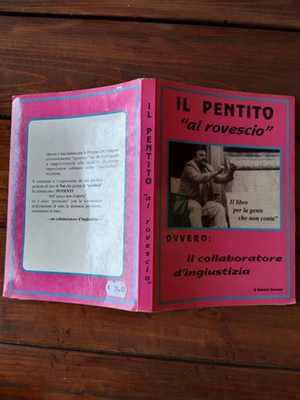 Il pentito "al rovescio" - Roberto Saracani - copertina