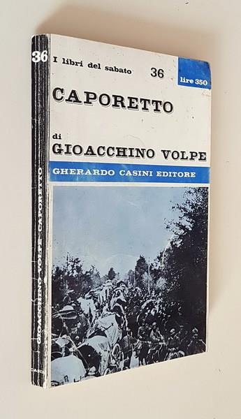 Caporetto - Gioacchino Volpe - copertina