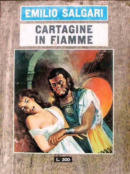 Cartagine in fiamme - Emilio Salgari - copertina
