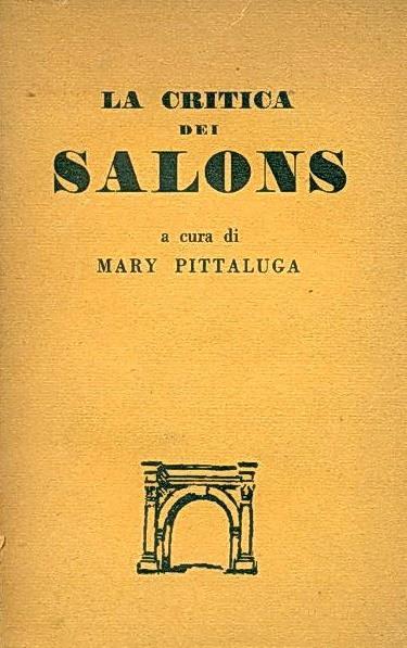 La Critica Dei Salons - Pittaluga Mary - copertina