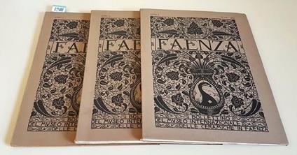 Faenza Bollettino Del Museo Internazionale Delle Ceramiche In Faenza (Anno 1964 Completo) Anno L (Numeri 1-6) Di: Giuseppe Liverani Responsabile - copertina
