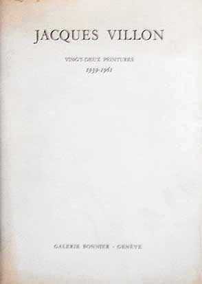 Jacques Vilon Vingt-Deux Peintures 1939-1961 - copertina