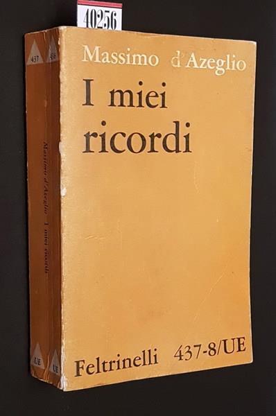 I miei ricordi - Massimo D'Azeglio - copertina