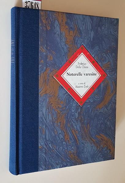 Noterelle Varesine Di: Federico Della Chiesa - copertina