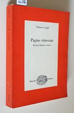 Pagine Ritrovate Memorie Fantasie E Letture