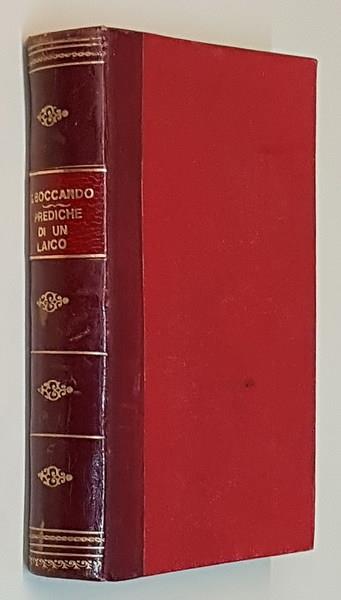 Prediche Di Un Laico Di: Saggi Di Gerolamo Boccardo - copertina