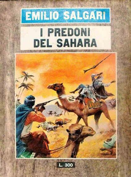 I predoni del Sahara - Emilio Salgari - copertina