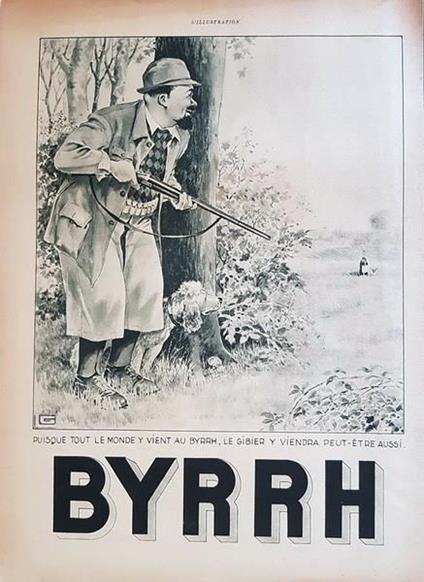 Pubblicità originale francese della bevanda tonica BYRRH 1939 - copertina