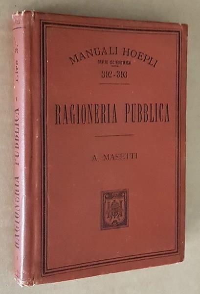 Ragioneria pubblica - Antonio Masetti - copertina