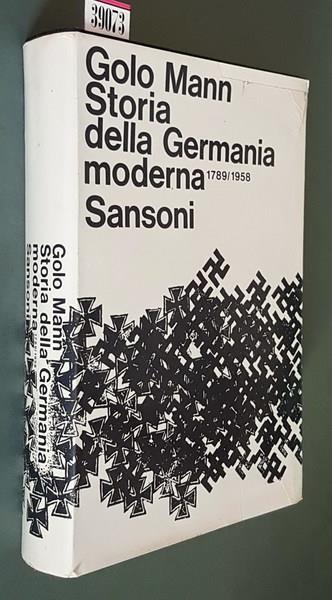 Storia della Germania moderna 1789-1958 - Golo Mann - copertina