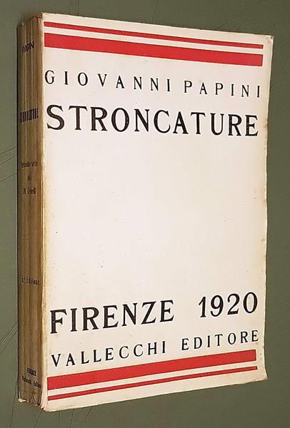 Stroncature - Giovanni Papini - copertina