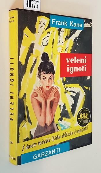 Veleni Ignoti - Kane Frank - copertina
