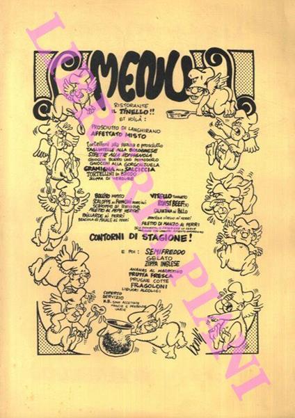 Menu Ristorante Il Tinello - copertina