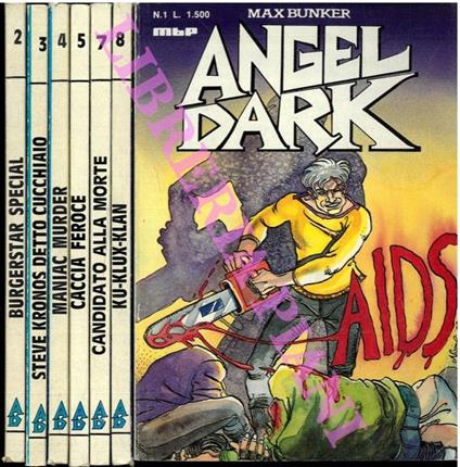Angel Dark. N. 1/8 - Max Bunker - copertina