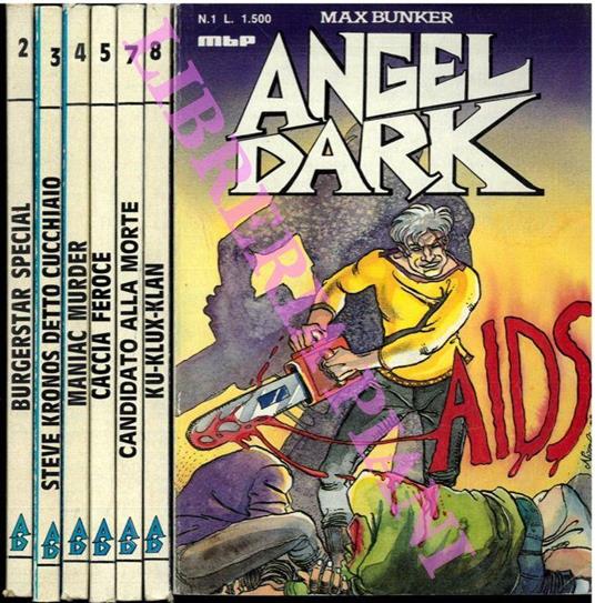 Angel Dark. N. 1/8 - Max Bunker - copertina