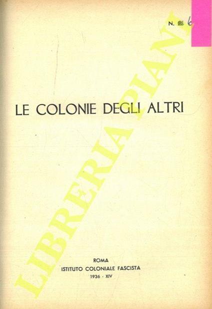 Le colonie degli altri - copertina