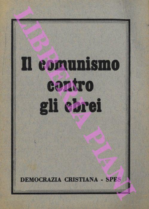 Il comunismo contro gli ebrei - copertina