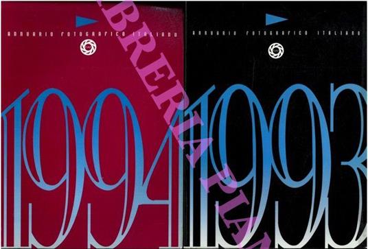 Annuario Fotografico Italiano. 1989, 1990, 1991, 1993, 1994 - copertina