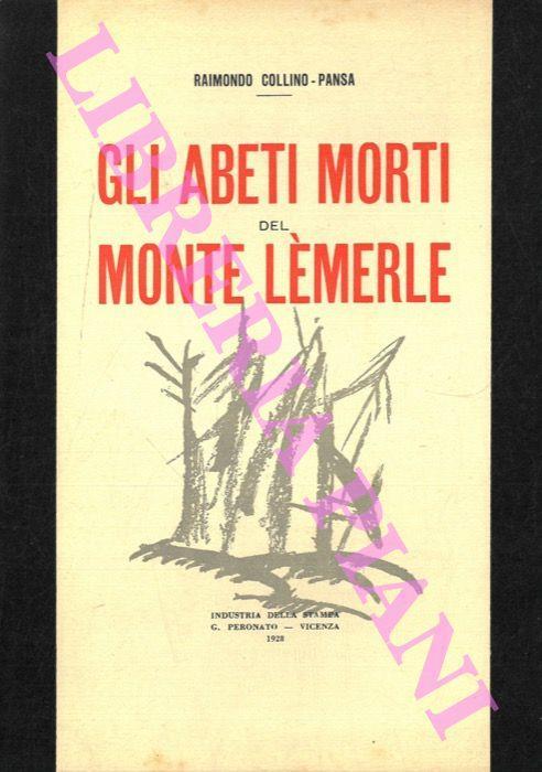 Gli abeti morti del Monte Lèmerle - copertina