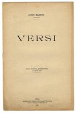 Versi. Dalla Nuova Antologia. 16 agosto 1921