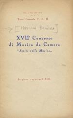 Branka Musulin (pianista). XVII° Concerto di Musica da Camera Amici della Musica: Sala Bianca di Palazzo Pitti, sabato 13 febbraio 1943, ore 16. (Programma: J.S. Bach, D. Scarlatti, C. Franck, M. Ravel, F. Chopin)