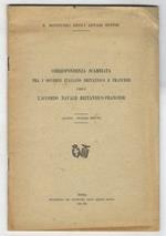 Corrispondenza scambiata fra i governi italiano britannico e francese circa l'accordo navale britannico-francese. (Agosto - ottobre 1928-VI)