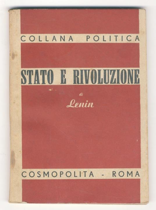 Stato e Rivoluzione - Lenin - copertina