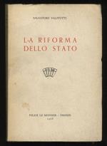 La riforma dello stato