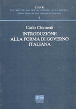Introduzione alla forma di governo italiana