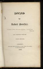 Poems [...] The second volume. Third edition