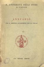 Annuario per il Biennio Accademico 1941-42, 1942-43