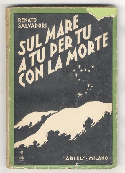 Sul mare a tu per tu con la morte - Renato Salvadori - copertina