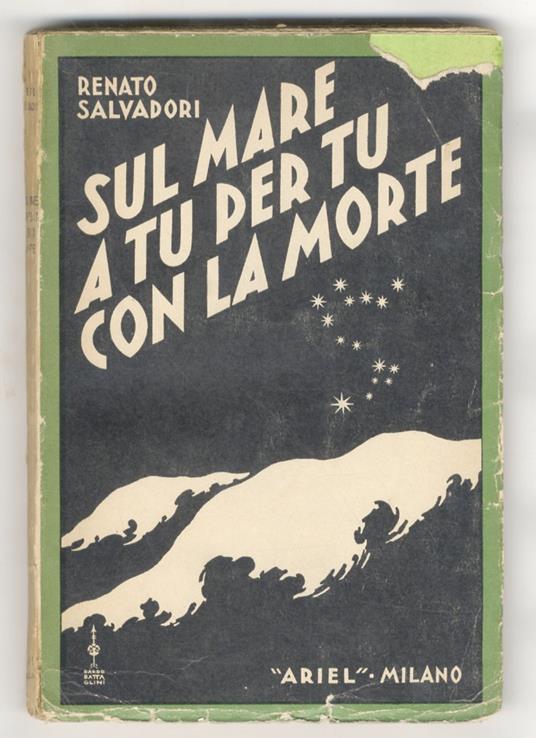 Sul mare a tu per tu con la morte - Renato Salvadori - copertina