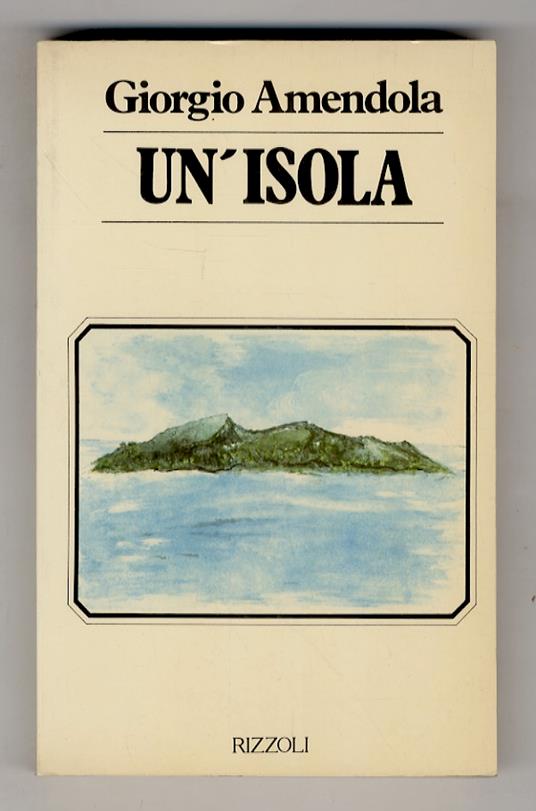 Un'isola - Giorgio Amendola - copertina