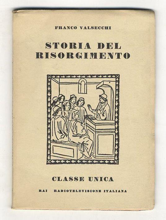 Storia del Risorgimento - Franco Valsecchi - copertina