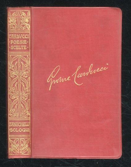 Poesie scelte. Terza edizione - Giosuè Carducci - copertina