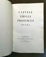 Catulli, Tibulli, Propertii Opera