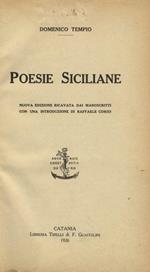 Poesie siciliane. Nuova edizione ricavata dai manoscritti, con una introduzione di Raffaele Corso